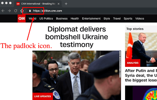 https lock icon in browser