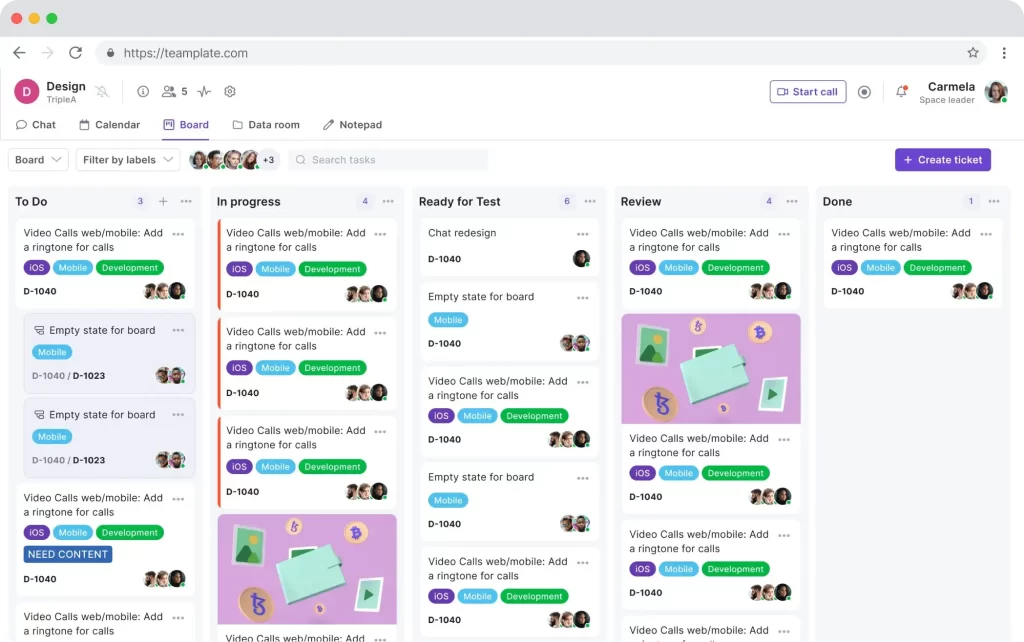 Teamplate One Platform, Endless Collaboration