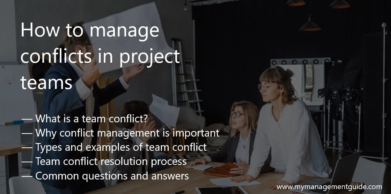 Team Conflict in Project Management: Definition, Classification, Resolution Process