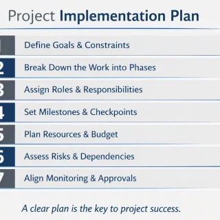 Project Implementation Plan: Steps, Example & Free Template