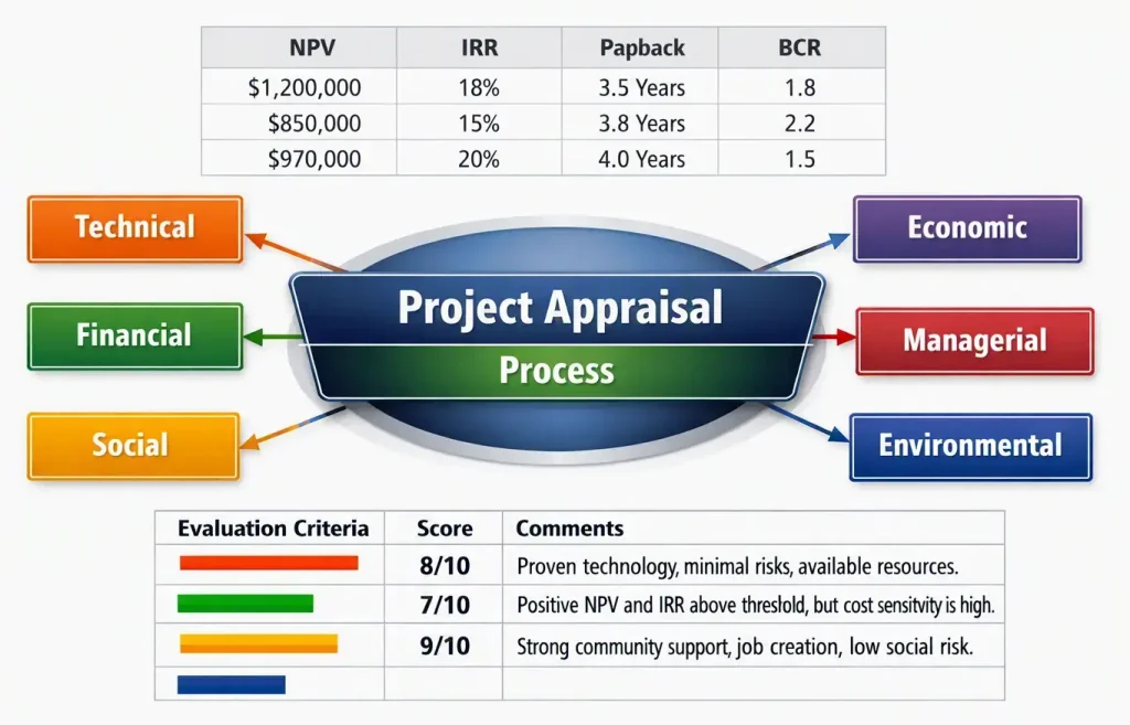 Project Appraisal: Meaning, Process, Types & Methods