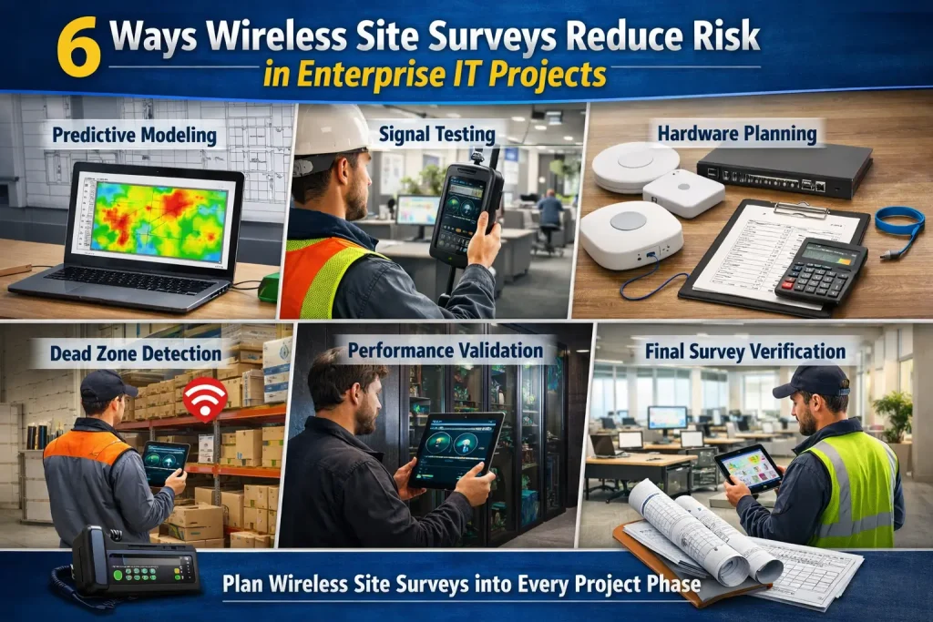 6 Ways Wireless Site Surveys Reduce Risk in Enterprise IT Projects