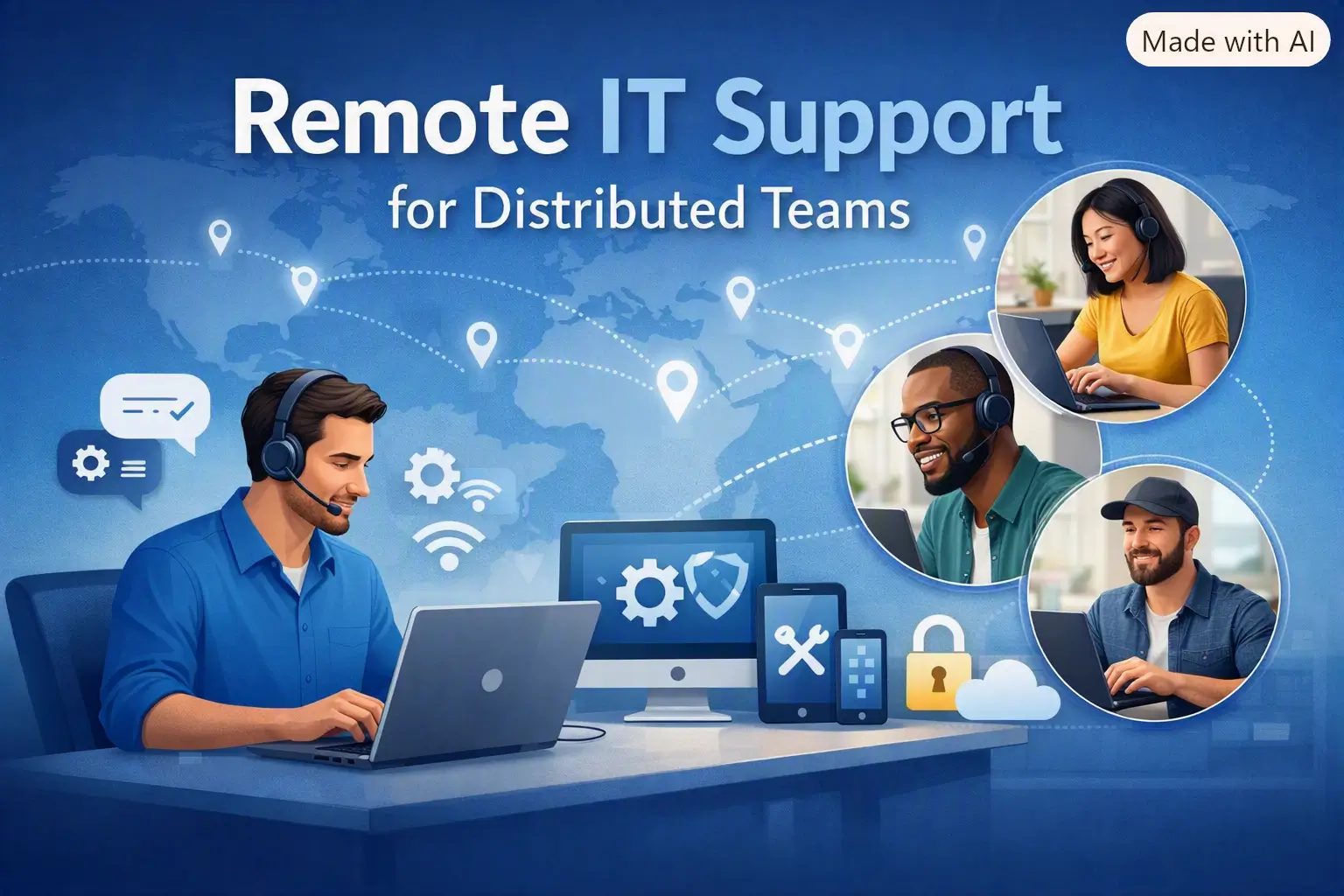 How Remote IT Support Systems Improve Distributed Team Operations
