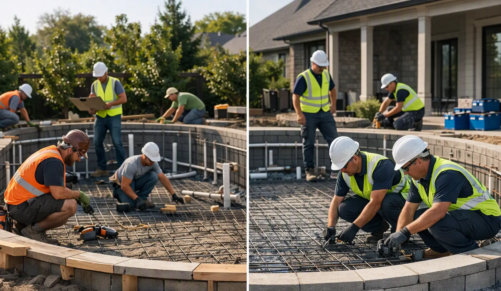 Subcontractors vs In-House Crews for Pool Construction: Cost, Control, and Risk